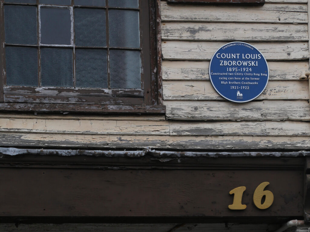 Eight blue plaques, St Augustine’s Abbey, Longport