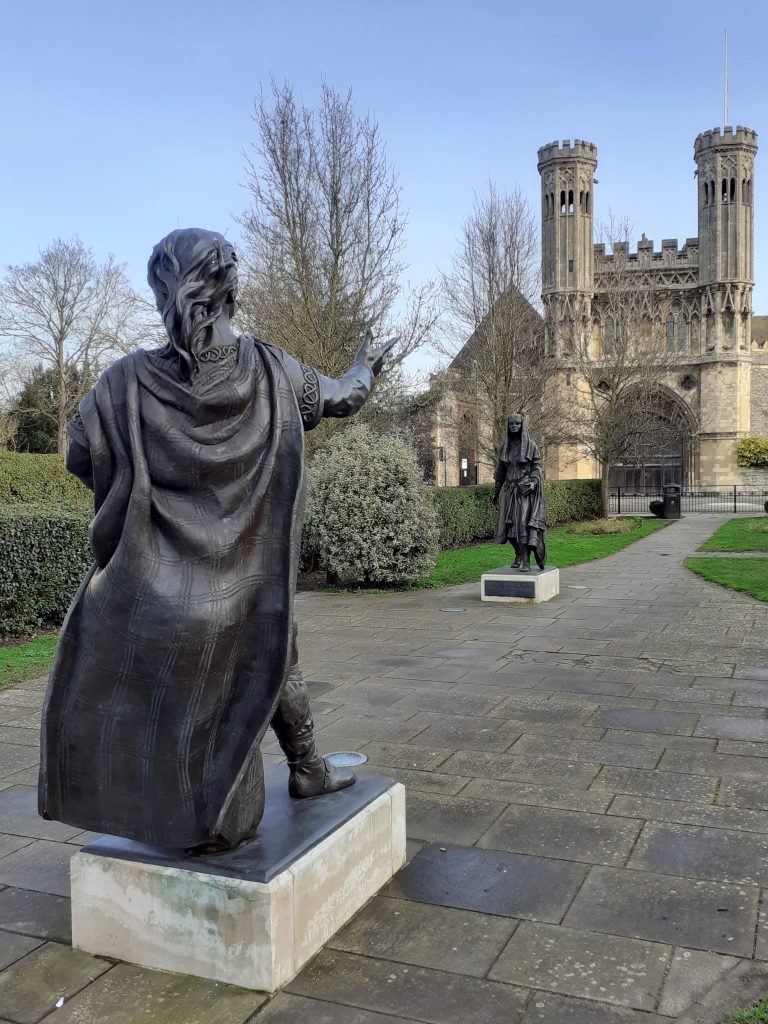 Ethelbert and Bertha statues, Lady Wootton’s Green